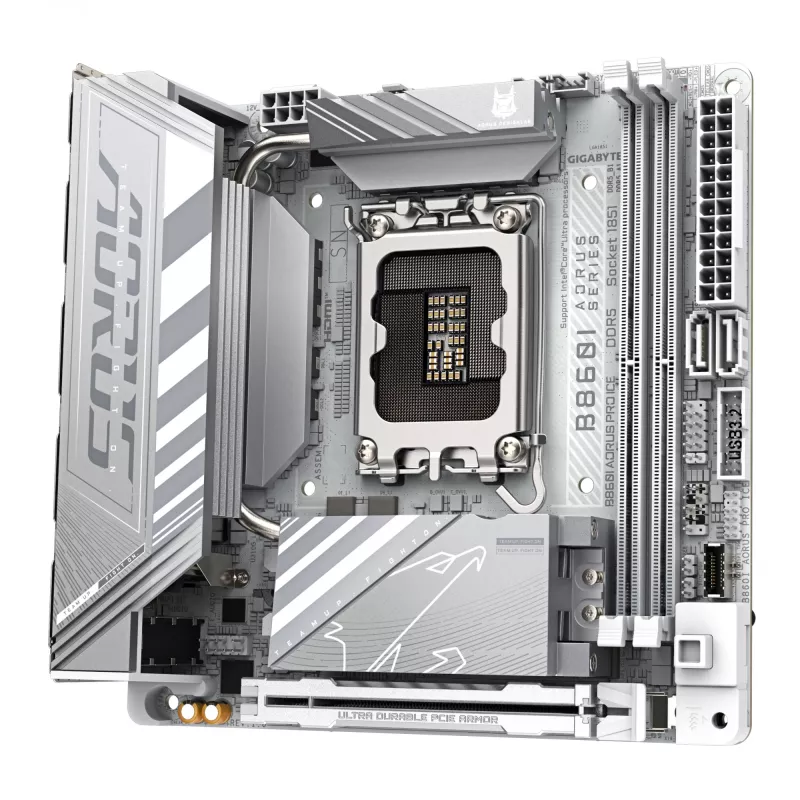 Moederbord GIGABYTE B860I AORUS PRO ICE, Intel B860, LGA 1851, Mini-ITX