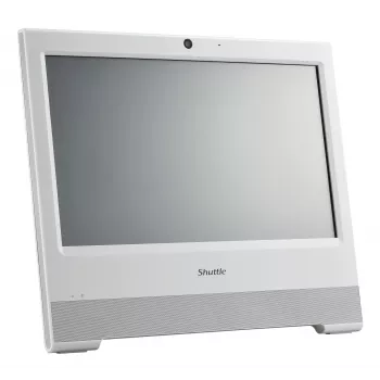 Shuttle all-in-one barebone X50V9, 15,6 inch single-touchscherm (resistief), Celeron 7305U, WiFi, IP54, ventilatorloos, 24/7-continu gebruik