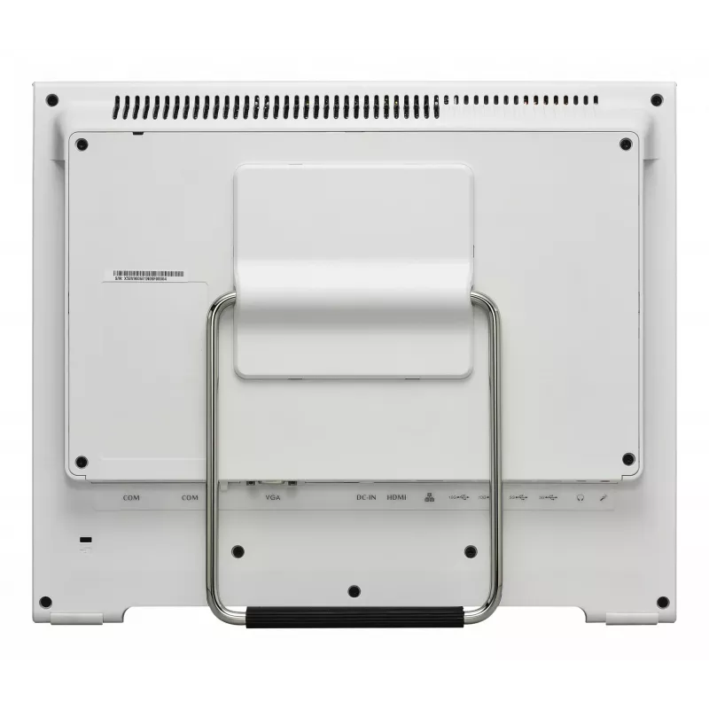 Shuttle XPC X50V9 all-in-one barebone, 15,6-inch touchscreen 1366×768, Intel Celeron 7305, wifi, LAN, HDMI, 90 W, zonder besturingssysteem, wit