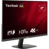 Viewsonic VA VA2708-4K-HD computermonitor 68,6 cm (27 inch) 3840 x 2160 pixel 4K Ultra HD LED zwart