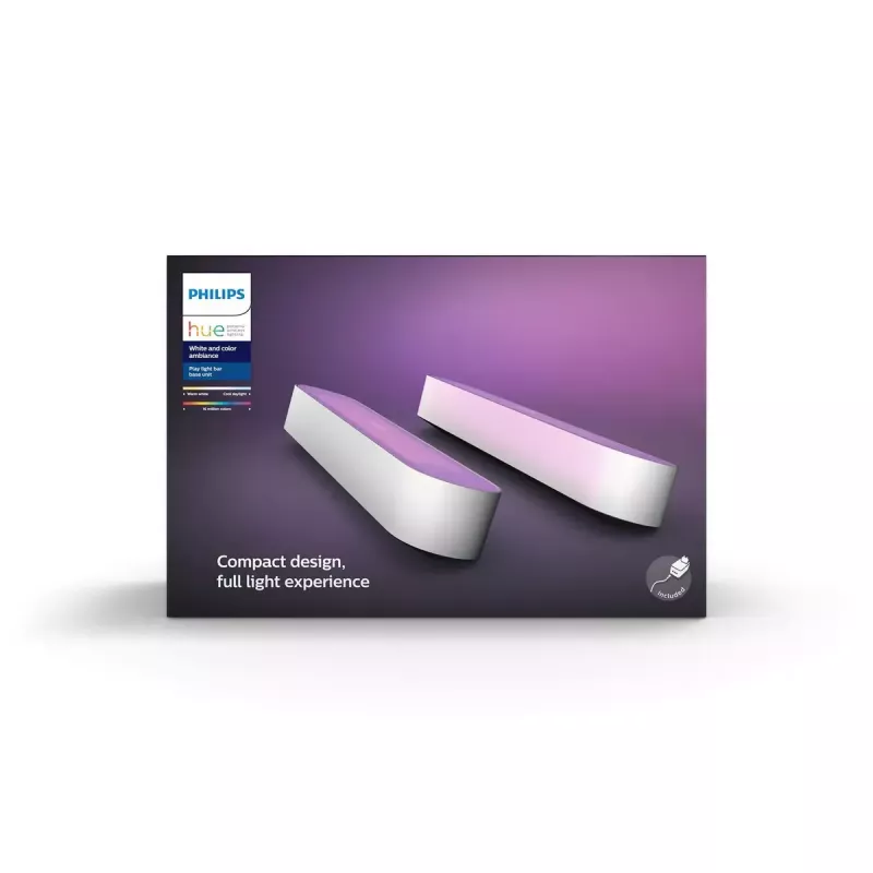 Philips Hue White and Colour Ambience Play Light Bar dubbelpack