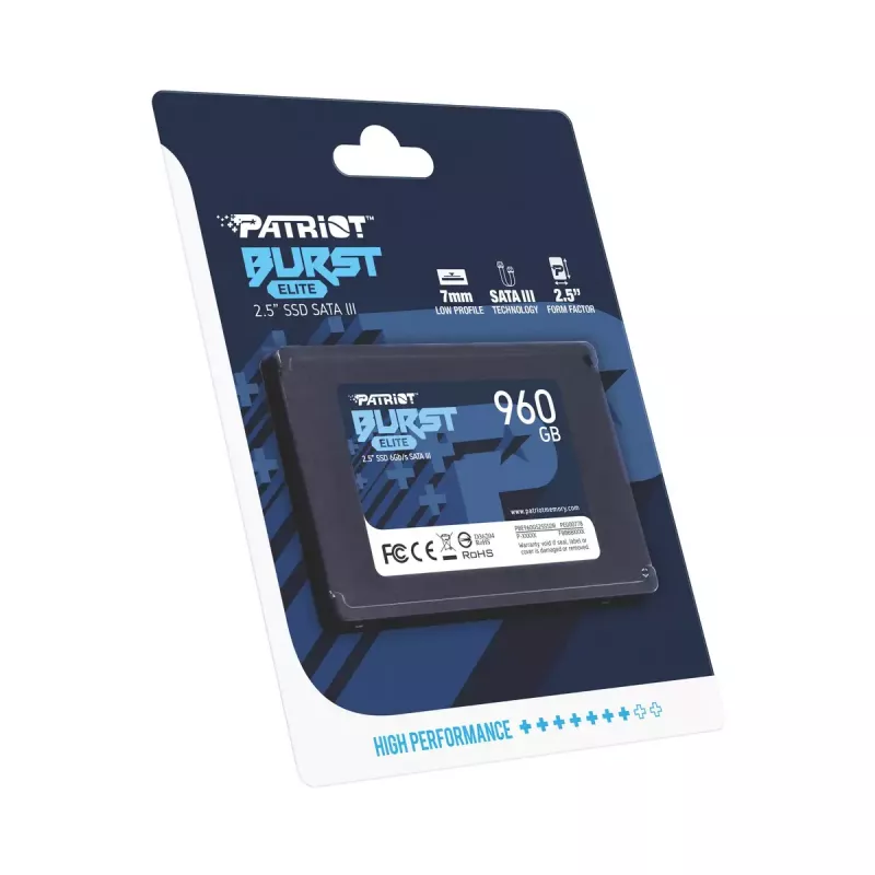 SSD Patriot Memory 960 GB 2,5 inch SATA III PBE960GS25SSDR