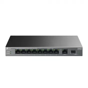 Unmanaged switch TP-LINK LS1210GP 10-poorts Gigabit, 8× PoE+ (61 W totaal), 1× SFP, 9× RJ-45 Gigabit