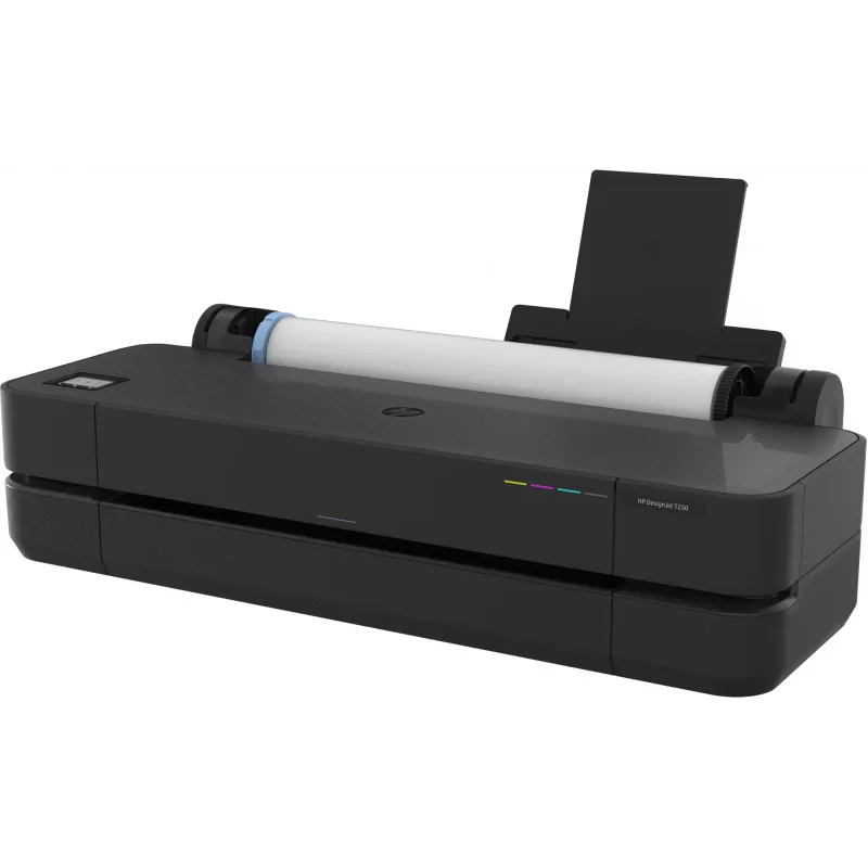 HP Designjet T250 24-in printer 2025 edition, thermische inkjet, 2400 x 1200 DPI, JPEG, URF, zwart, cyaan, magenta, geel, 2400 x 1200 DPI, 1 (cyaan, magenta, geel, zwart)