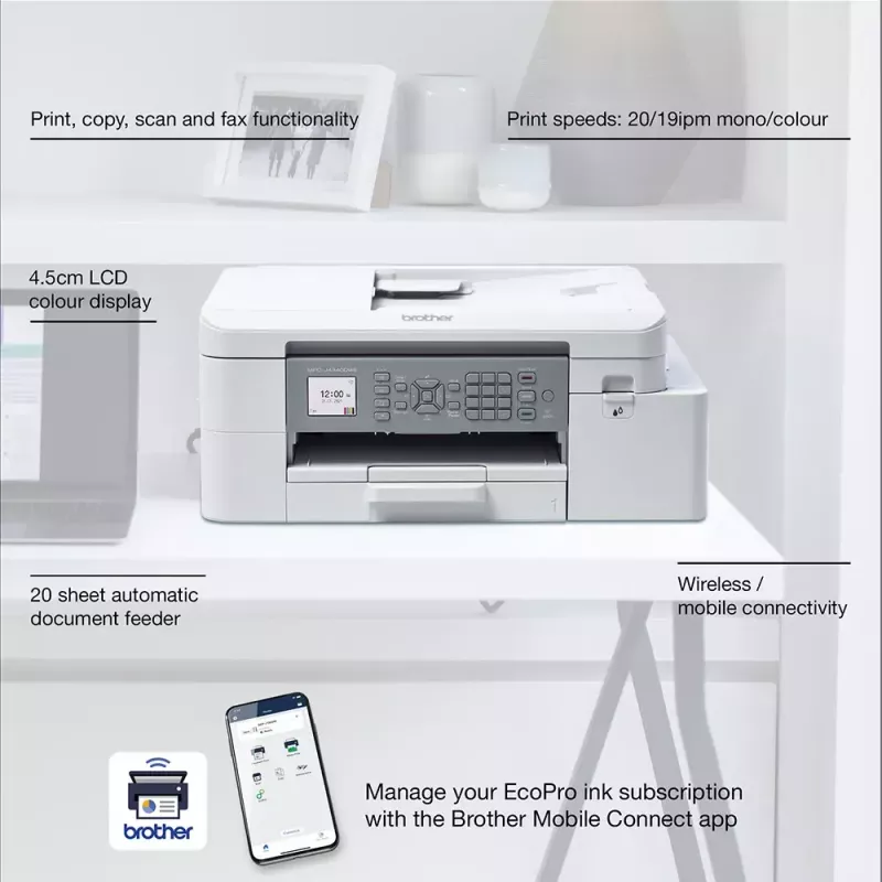 Brother MFC-J4340DWE multifunctionele printer inkjet A4 1200 x 4800 DPI Wi-Fi