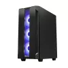 PC-behuizing CHIEFTEC GS-01B-OP tower zwart – gehard glas, RGB-ventilator, ondersteunt ATX/Micro-ATX, GPU tot 320 mm