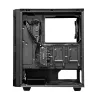 PC-behuizing CHIEFTEC GS-01B-OP tower zwart – gehard glas, RGB-ventilator, ondersteunt ATX/Micro-ATX, GPU tot 320 mm