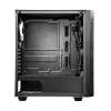 PC-behuizing CHIEFTEC GS-01B-OP tower zwart – gehard glas, RGB-ventilator, ondersteunt ATX/Micro-ATX, GPU tot 320 mm