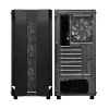 PC-behuizing CHIEFTEC GS-01B-OP tower zwart – gehard glas, RGB-ventilator, ondersteunt ATX/Micro-ATX, GPU tot 320 mm
