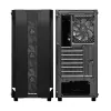 PC-behuizing CHIEFTEC GS-01B-OP tower zwart – gehard glas, RGB-ventilator, ondersteunt ATX/Micro-ATX, GPU tot 320 mm