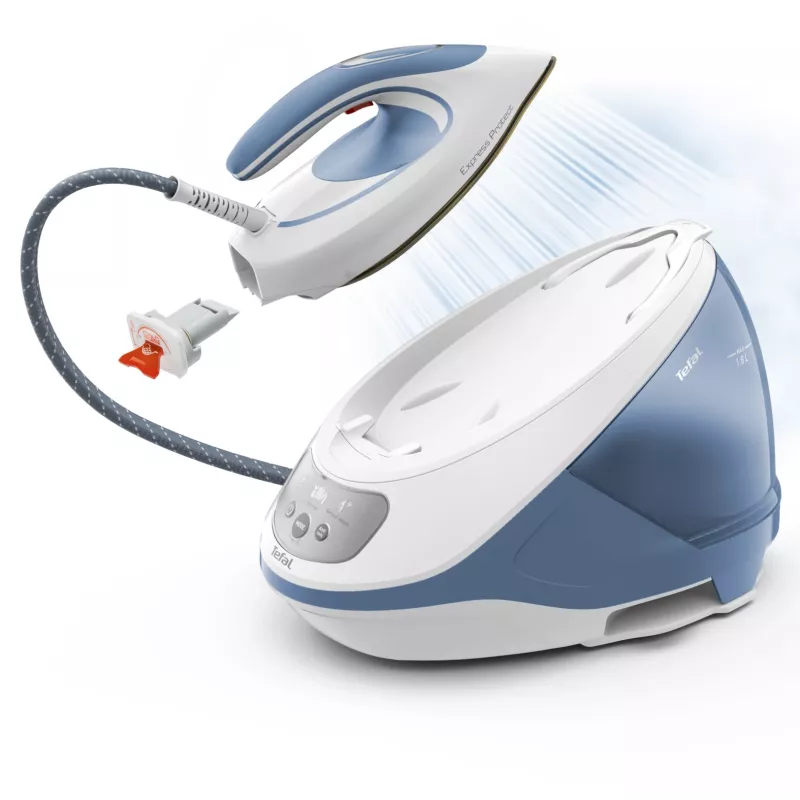 Tefal Express Protect SV9202 2800 W 1,8 l Durilium AirGlide Autoclean strijkzool wit, blauw