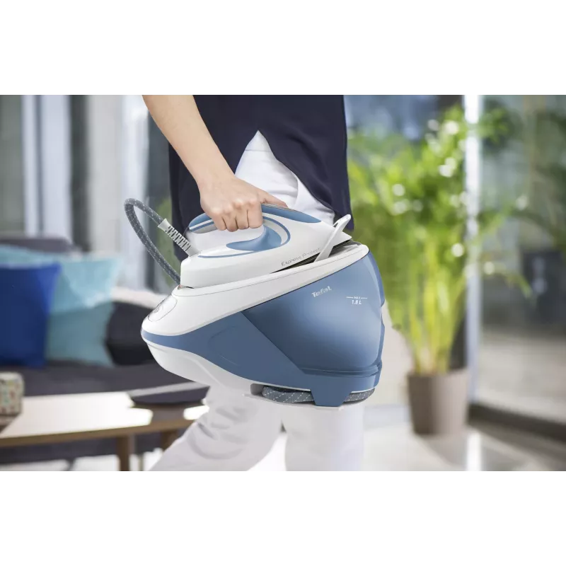 Tefal Express Protect SV9202 2800 W 1,8 l Durilium AirGlide Autoclean strijkzool wit, blauw
