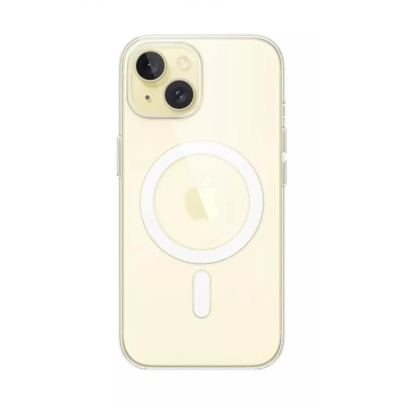 Cover Apple iPhone 15 Clear Case met MagSafe