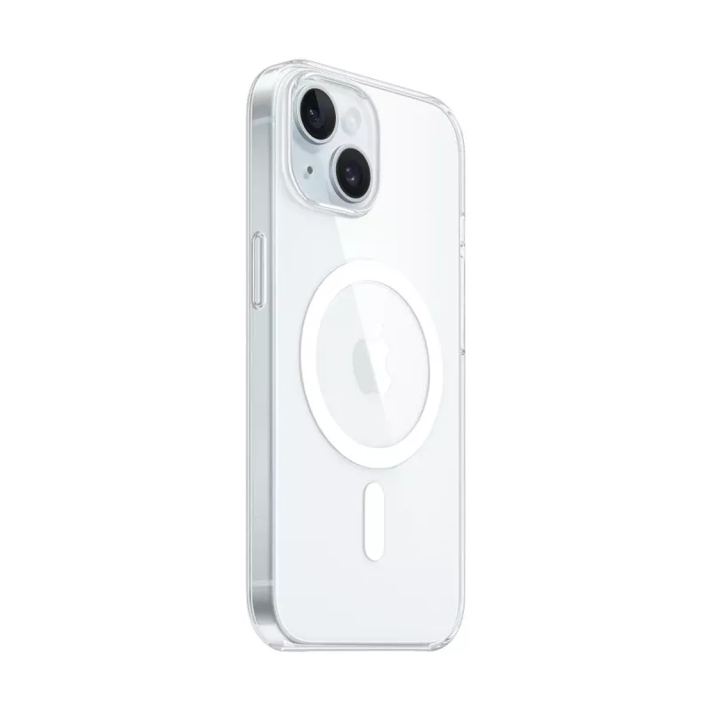 Cover Apple iPhone 15 Clear Case met MagSafe