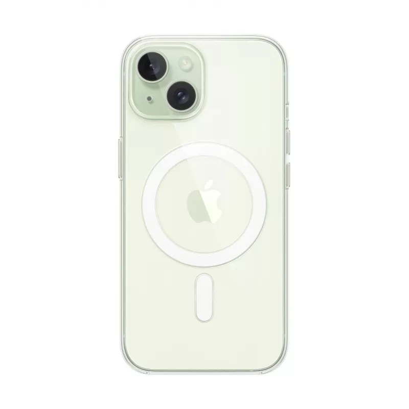 Cover Apple iPhone 15 Clear Case met MagSafe