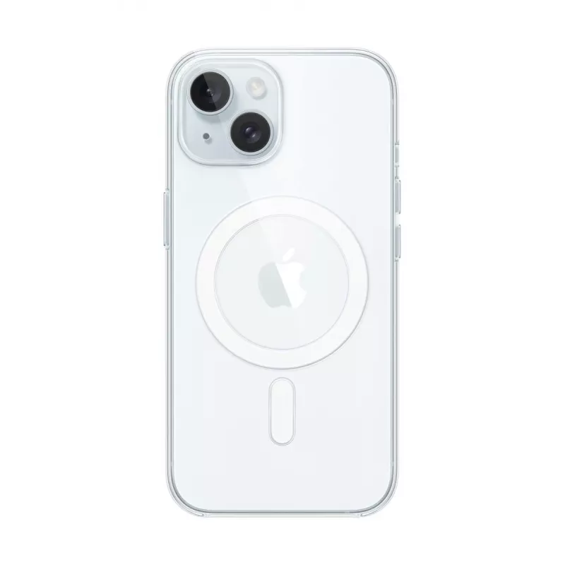 Cover Apple iPhone 15 Clear Case met MagSafe