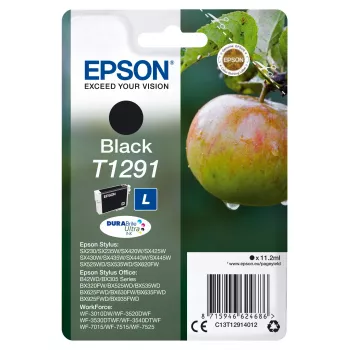 Epson Apple singlepack zwart T1291 DURABrite Ultra inkt