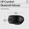 HP 480 Comfort Bluetooth-muis, rechtshandig, Bluetooth, 4000 DPI, zwart