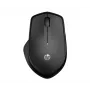 HP 285 stille draadloze muis, voor beide handen, optisch, RF Wireless, 1200 DPI, zwart