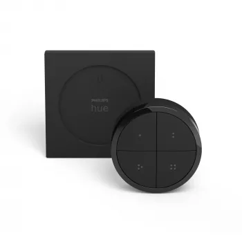 Philips Tap Dial-schakelaar, draadloos, zwart, vrijstaand/wandmontage, IP20, kunststof, IP20