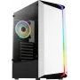 Aerocool Bionic V2 Midi Tower pc-behuizing, ATX / micro ATX / Mini-ITX, gehard glas, RGB, wit
