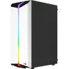 Aerocool Bionic V2 Midi Tower pc-behuizing, ATX / micro ATX / Mini-ITX, gehard glas, RGB, wit