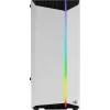 Aerocool Bionic V2 Midi Tower pc-behuizing, ATX / micro ATX / Mini-ITX, gehard glas, RGB, wit