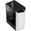 Aerocool Bionic V2 Midi Tower pc-behuizing, ATX / micro ATX / Mini-ITX, gehard glas, RGB, wit
