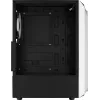 Aerocool Bionic V2 Midi Tower pc-behuizing, ATX / micro ATX / Mini-ITX, gehard glas, RGB, wit