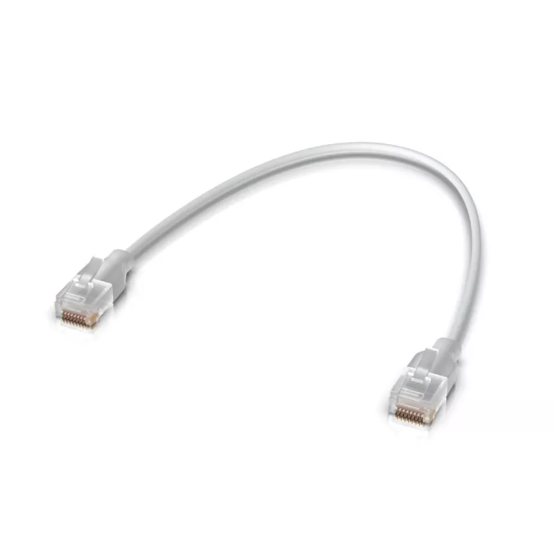 Ethernet-patchkabel UBIQUITI UACC-Cable-Patch-EL 0,3 m Cat6 2,5 Gbit/s PoE++ wit