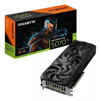 GIGABYTE GeForce RTX 5070 Ti WINDFORCE OC SFF 16G grafische kaart - 16GB GDDR7, 256bit, PCI-E 5.0, 2497 MHz kernklokfrequentie, 3 x DP 2.1a, 1 x HDMI 2.1b, NVIDIA DLSS 4, GV-N507TWF3OC-16GD