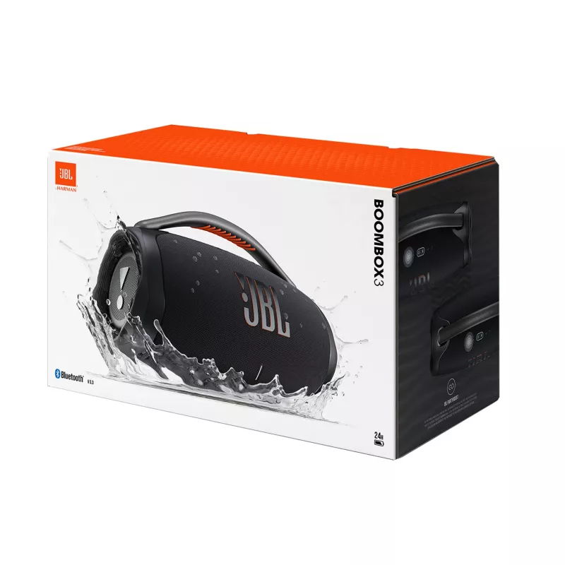 JBL BOOMBOX 3 draagbare stereoluidspreker zwart