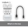 Sony LinkBuds Fit WFLS910NW hoofdtelefoon/headset draadloos in-ear gesprekken/muziek Bluetooth wit