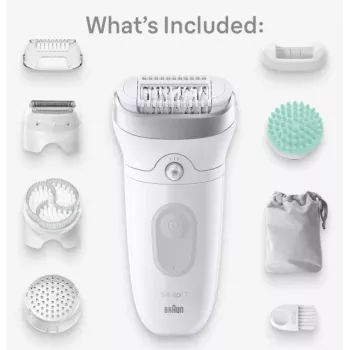 Braun Silk-épil 7 7-081 epilator 40 pincetten wit