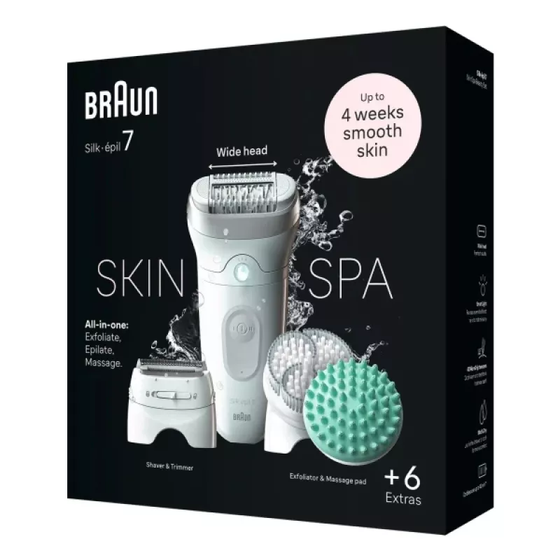 Braun Silk-épil 7 7-081 epilator 40 pincetten wit