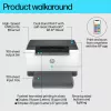 HP LaserJet M207dw printer, laser, 600 x 600 DPI, A4, 27 pagina's/min, dubbelzijdig printen, grijs, wit