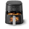 Philips 2000 serie NA221/00 friteuse enkel 4,2 L standalone 1500 W heteluchtfriteuse zwart, zilver
