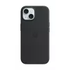 APPLE iPhone 15 – siliconen case met MagSafe – zwart