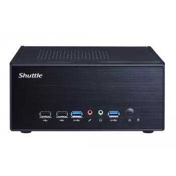 Shuttle XPC slim barebone XH610G2 - S1700, Intel H610, 1xDP, 2xHDMI, 2 PCIe-sloten (1x 16X & 1x X1), 2x Intel LAN (1G + 2.5G), 8x USB, 1x 2,5 inch, 3x M.2, 24/7 continu gebruik