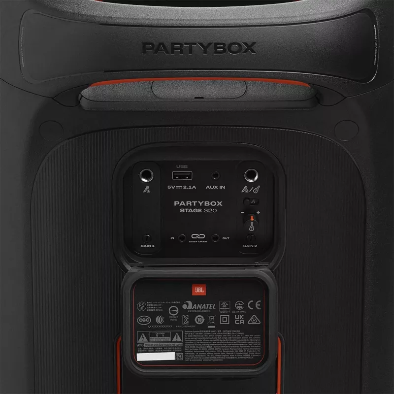 JBL PartyBox STAGE 320 partyluidspreker zwart 240 W