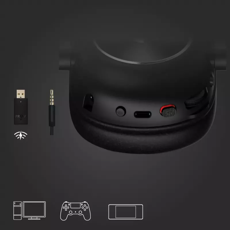 LOGITECH Pro X 2 Lightspeed draadloze gaming-headset - zwart