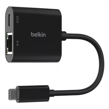 BELKIN USB-C naar Ethernet + oplaadadapter 100 W PD