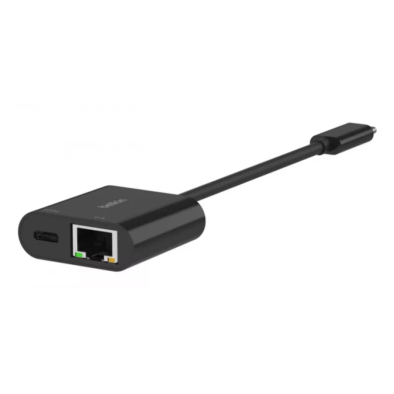 BELKIN USB-C naar Ethernet + oplaadadapter 100 W PD