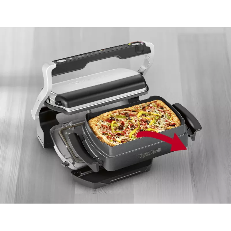 Tefal XA7278 bakplaat/-vorm grill rechthoekig OptiGrill+ XL