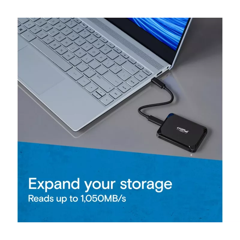 MICRON / CRUCIAL draagbare SSD - Crucial X9 - 4TB - USB-C 3.2 Gen 2