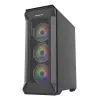 GENESIS Irid 505 ARGB midi tower zwart, transparant