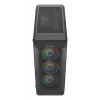 GENESIS Irid 505 ARGB midi tower zwart, transparant
