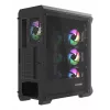 GENESIS Irid 505 ARGB midi tower zwart, transparant