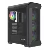 GENESIS Irid 505 ARGB midi tower zwart, transparant