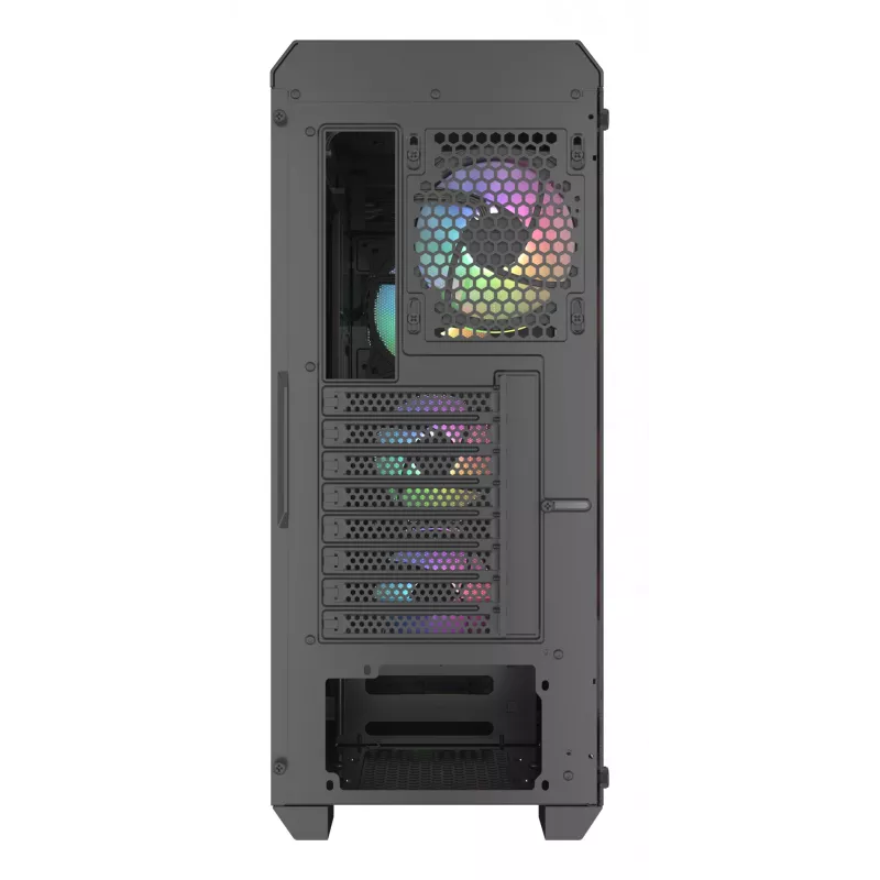 GENESIS Irid 505 ARGB midi tower zwart, transparant